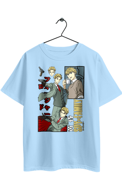 Oversized t-shirt with prints Spy x Family Loid. Anime, anya, loid, manga, spy x family, yor. 2070702
