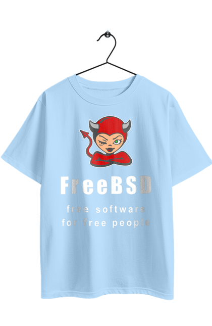 Oversized t-shirt with prints Freebsd For Free. Administrator, availability, beast, bsd, daemon, demoness, free, freebsd, freedom, independence, is free, it, it specialist, operating system, os, programmer, red, software, sysadmin, system, system administrator, text, unix, white. 2070702