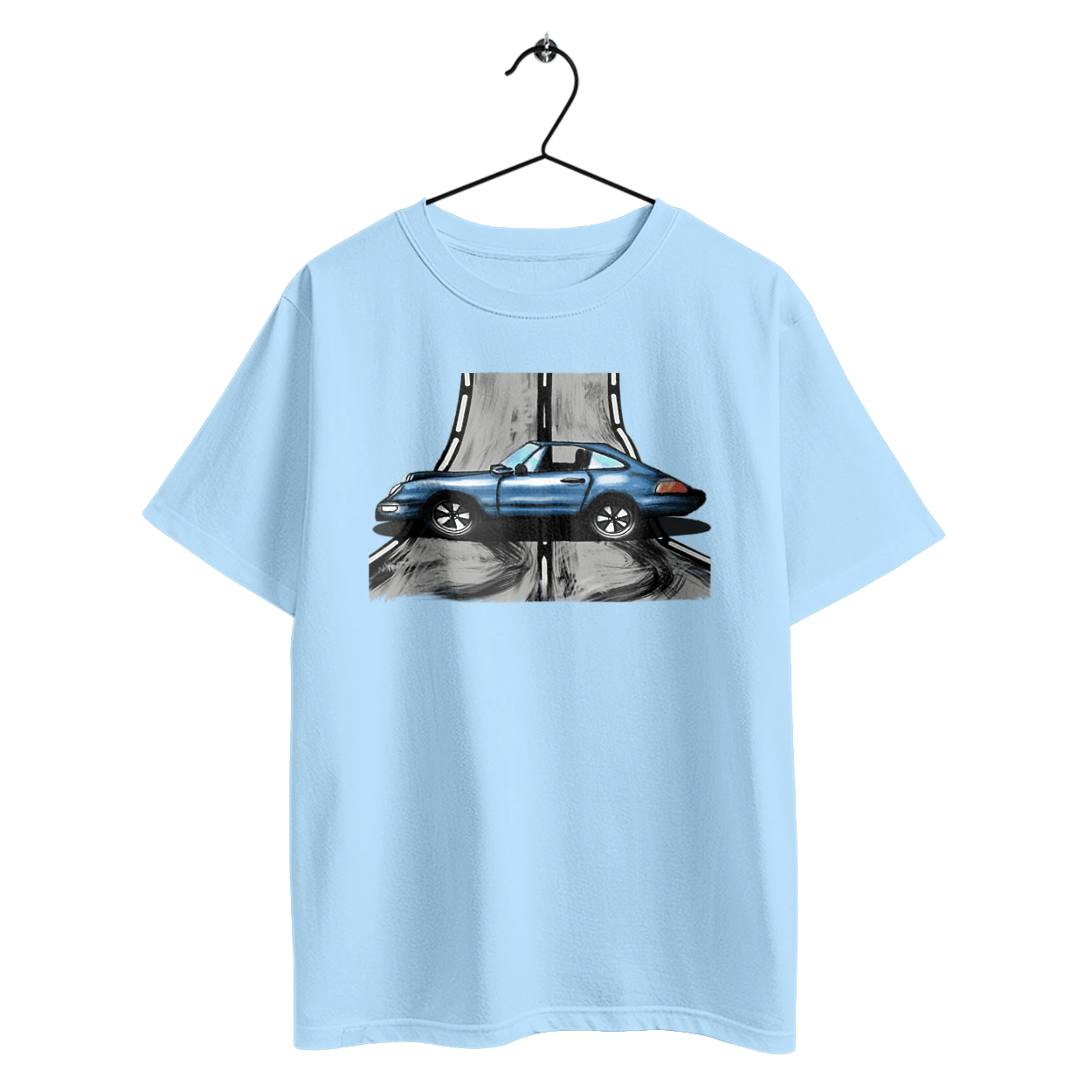 Sports Car On The Road