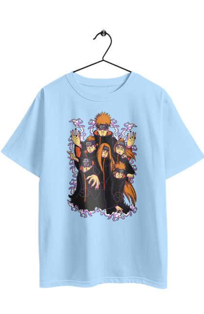 Oversized t-shirt with prints Naruto Akatsuki. Akatsuki, anime, character, manga, naruto, ninja, pain, tv series, yahiko. 2070702
