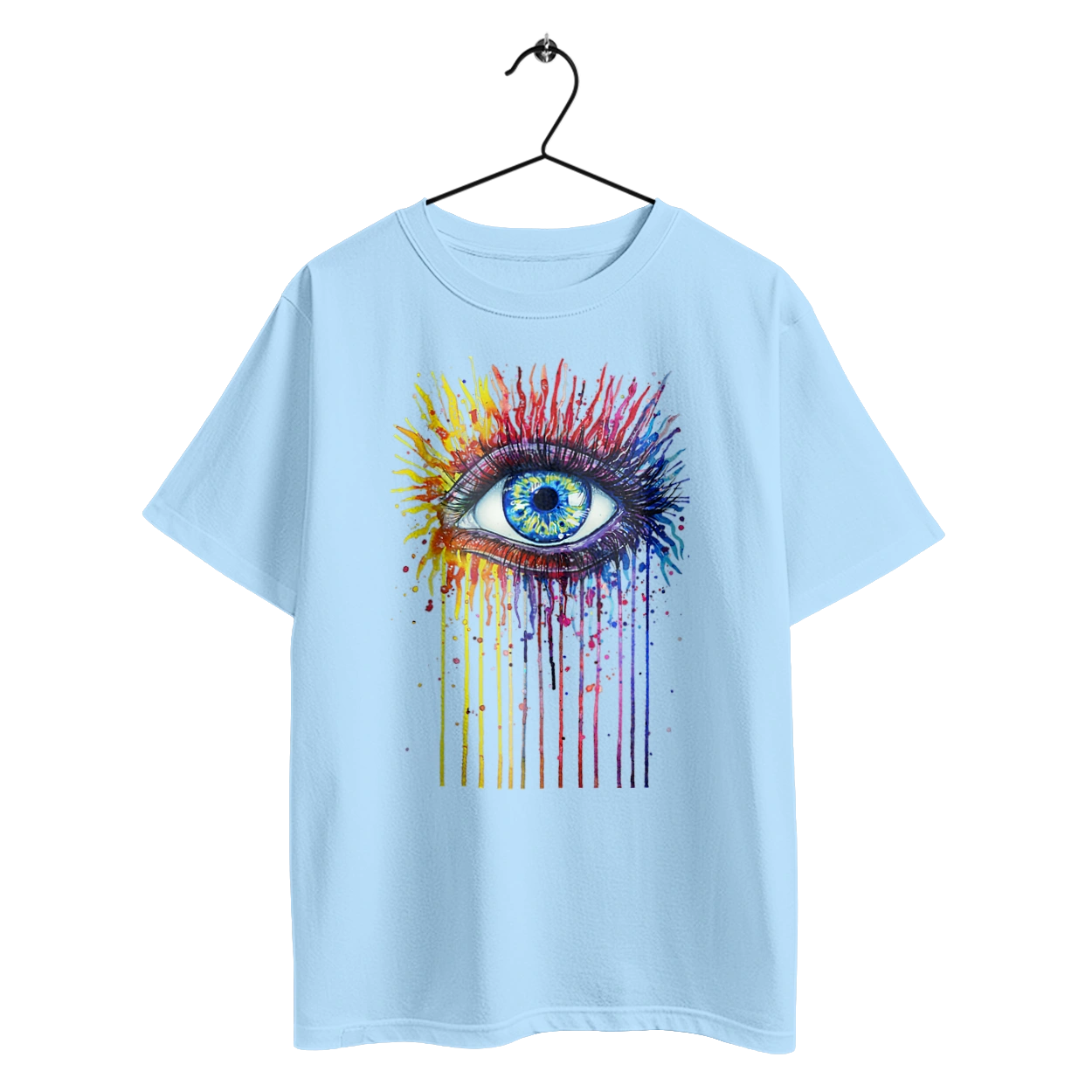 Colorful Flowing Eye