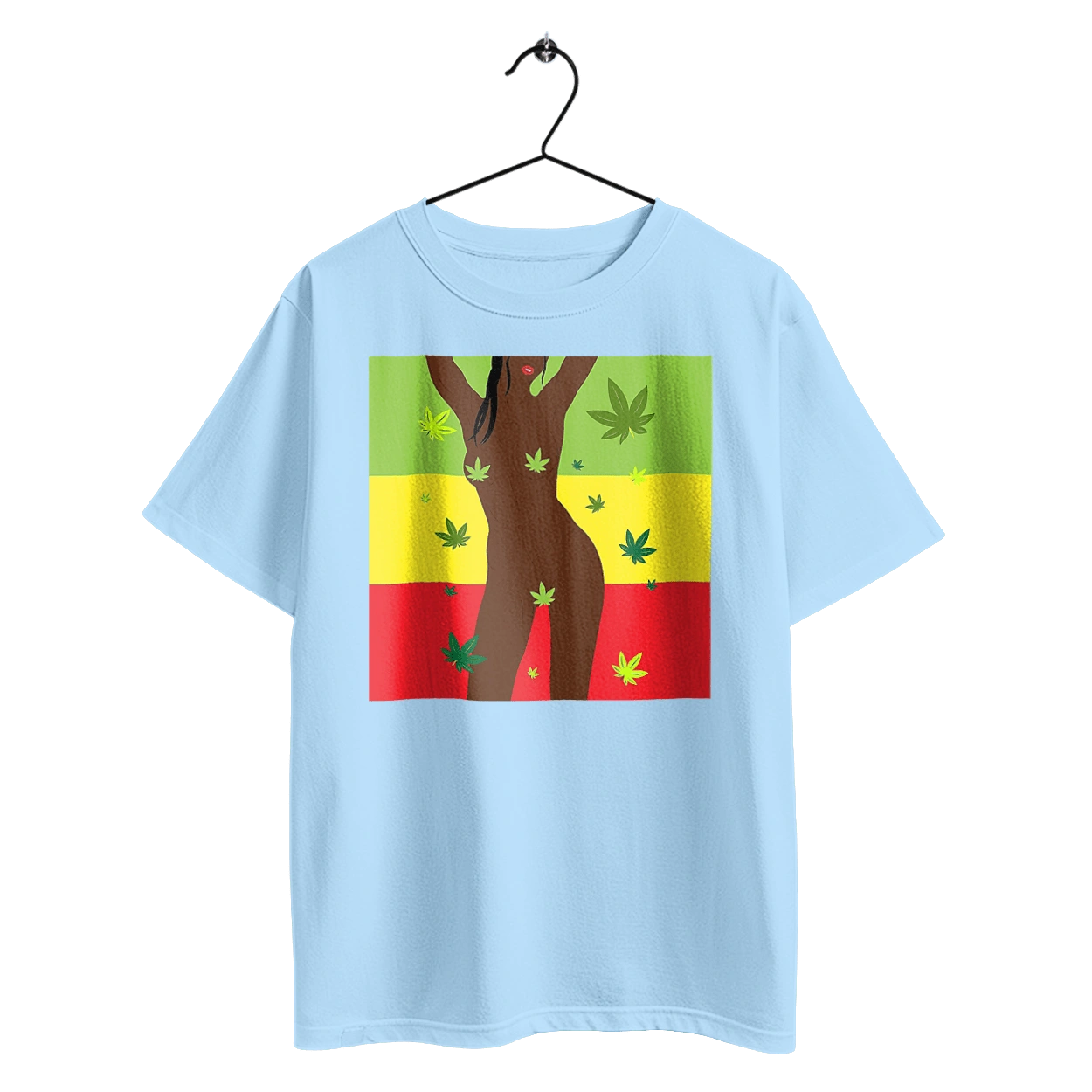 Гола Дівчина І Конопля