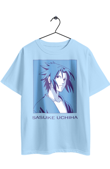 Oversized t-shirt with prints Naruto Sasuke Uchiha. Anime, manga, naruto, sasuke, sasuke uchiha, team 7, team number 7, uchiha. 2070702