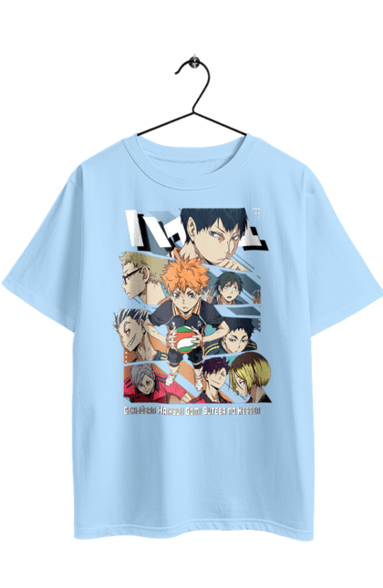 Футболка оверсайз з принтом "Волейбол!! Хіната". Anime, haikyu, hinata, manga, shoyo hinata, аніме, волейбол, манга, хіната, шьо хіната. 2070702