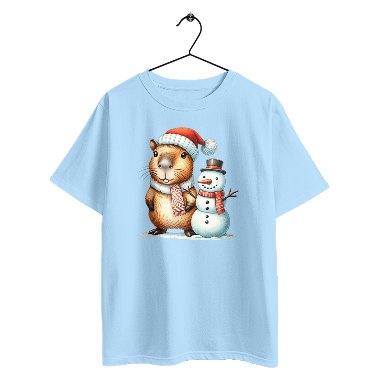 Capybara and Snowman