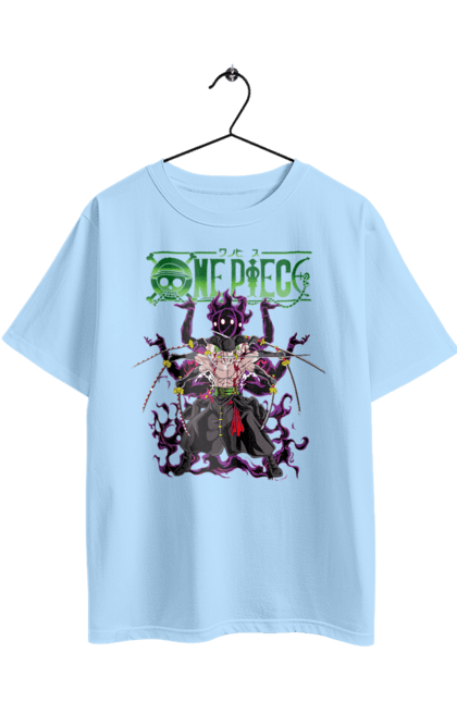 Футболка оверсайз з принтом "Ван Піс Зоро". One piece, roronoa zoro, аніме, ван пис, ван піс, зоро, манга, ророноа зоро, фехтувальник. 2070702