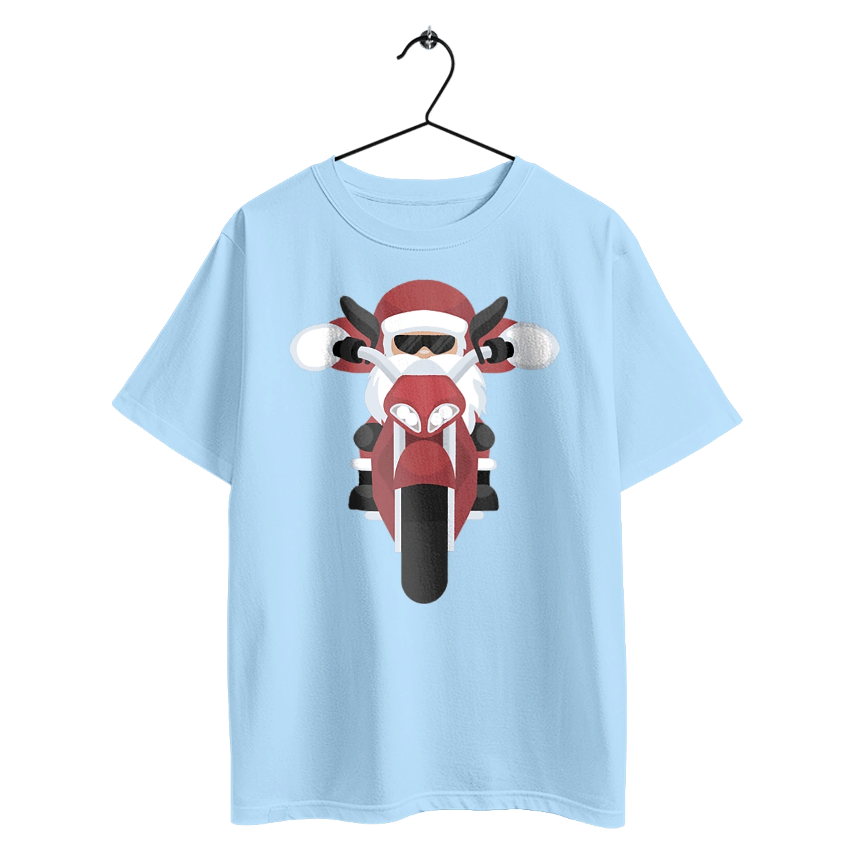 Santa on a motorcycle