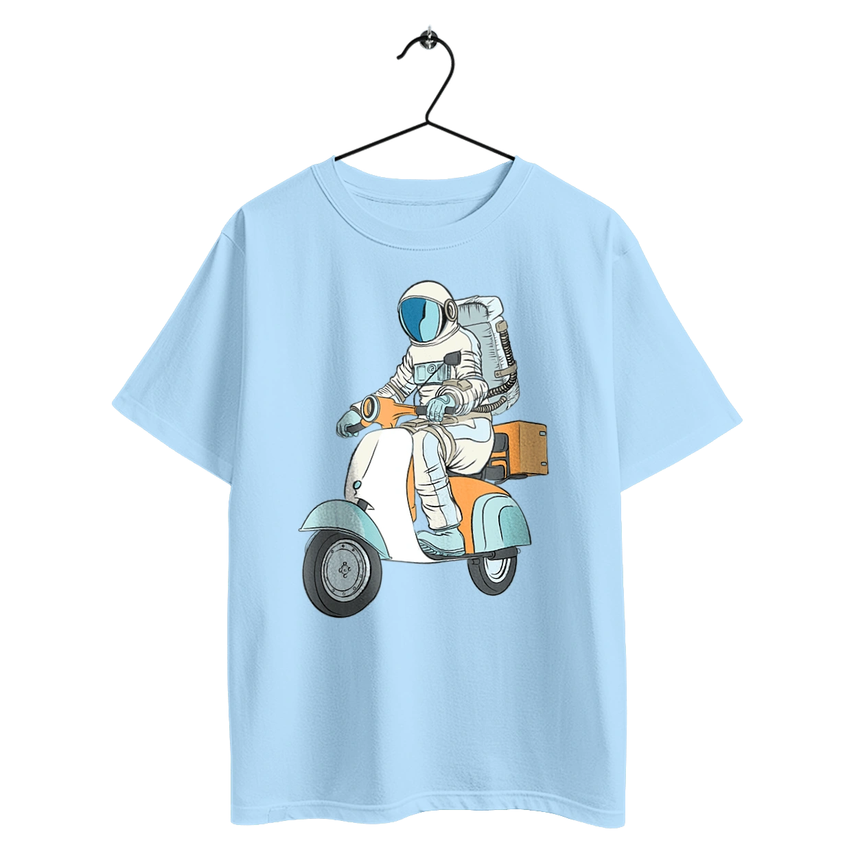 Космонавт на мотоциклі