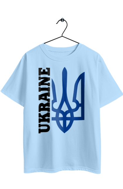 Футболка оверсайз з принтом "Герб України". Герб, україна. 2070702