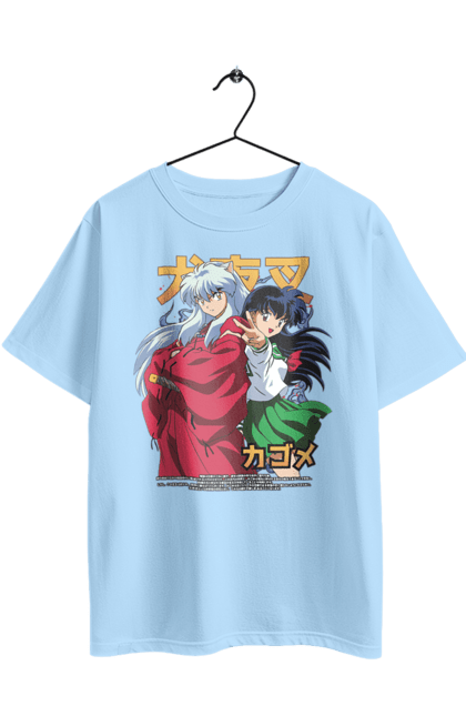 Футболка оверсайз з принтом "Inuyasha". Anime, inuyasha, manga, rumiko takahashi, аніме, демон охоронець, манга, руміко такахасі. 2070702