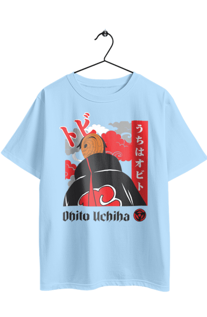 Футболка оверсайз з принтом "Наруто Учіха Обіто". Naruto, obito, obito uchiha, аніме, манга, наруто, обіто, серіал, учіха, учіха обіто. 2070702