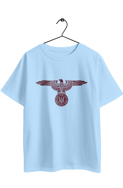 Футболка оверсайз з принтом "Герб і Орел". Герб, герб україни, орел, патріотичне, україна, українська символіка, українське. 2070702