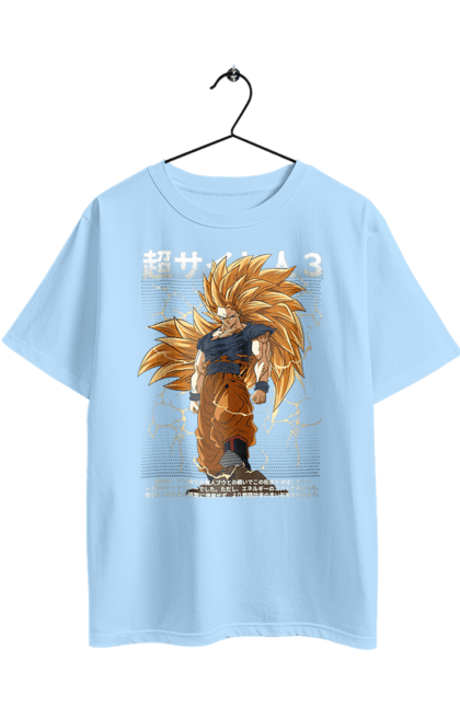 Oversized t-shirt with prints Dragon Ball. Anime, dragon ball, goku, manga, tv series, vegeta. 2070702