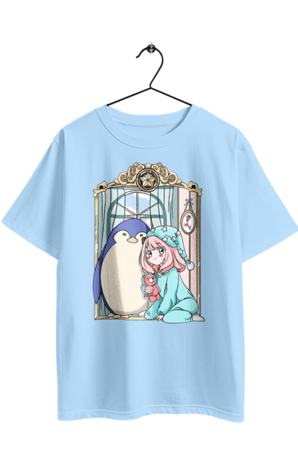 Oversized t-shirt with prints Spy x Family Anya. Anime, anya, loid, manga, spy x family, yor. 2070702