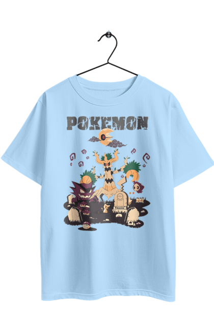 Футболка оверсайз з принтом "Покемон". Gengar, nintendo, pokémon go, аніме, генгар, ігри, покемон, фусігібану. 2070702