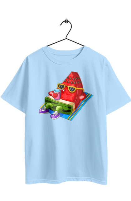 Oversized t-shirt with prints Watermelon Drinks Cocktail. Cocktail, summer, watermelon. 2070702