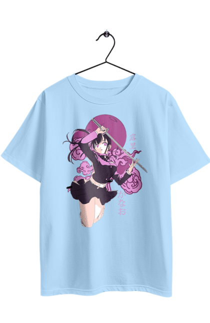 Футболка оверсайз з принтом "Винищувач Демонів Канао". Anime, demon slayer, kanao, kimetsu no yaiba, manga, аніме, винищувач демонів, канао, манга, серіал. 2070702