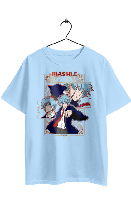 Футболка оверсайз з принтом "Магія та мʼязи Ланс Краун". Lance crown, magic and muscles, mashle, аніме, комедія, ланс краун, магія та м`язи, магія та мʼязи, манга, пригоди. 2070702