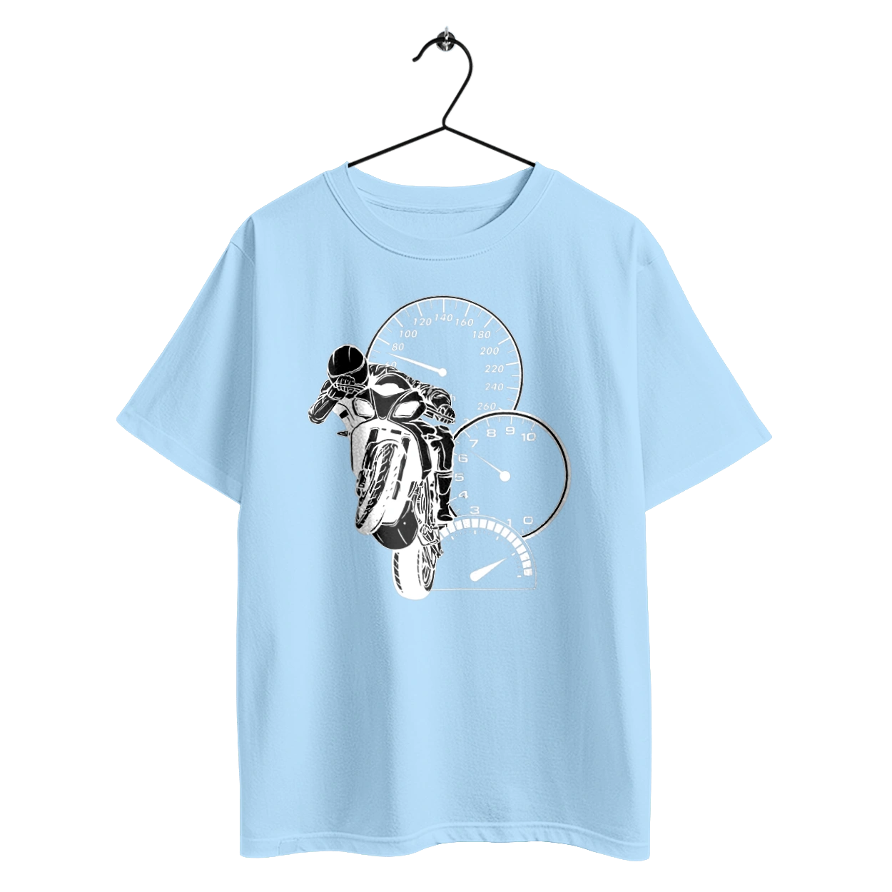 Motorcycle And Speed White