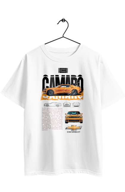 Oversized t-shirt with prints Chevrolet Camaro. Auto, automobile, camaro, car, chevrolet, chevrolet camaro. 2070702