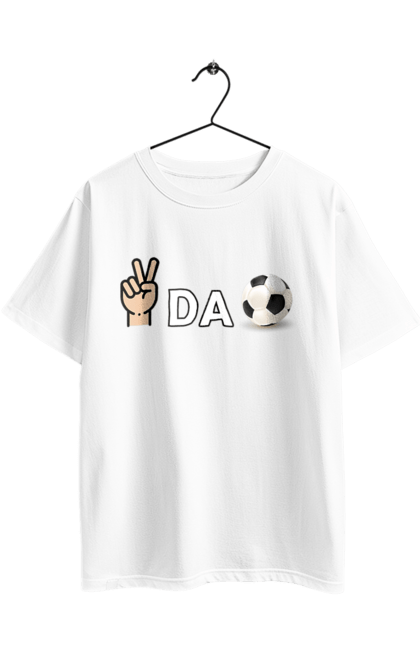 Футболка оверсайз з принтом "Ребус піс да бол". Гумор, мем, писдабол, прикольна, ребус, смішна. 2070702