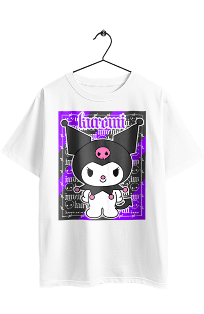 Футболка оверсайз з принтом "Хелло Кітті Куромі". Hello kitty, аніме, куромі, моя мелодія, персонаж, санріо, хелло кітті. 2070702