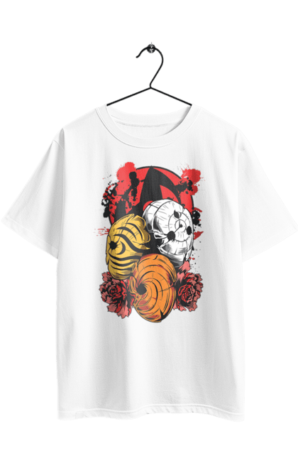 Футболка оверсайз з принтом "Наруто Учіха Обіто". Naruto, obito, obito uchiha, аніме, манга, наруто, обіто, серіал, учіха, учіха обіто. 2070702