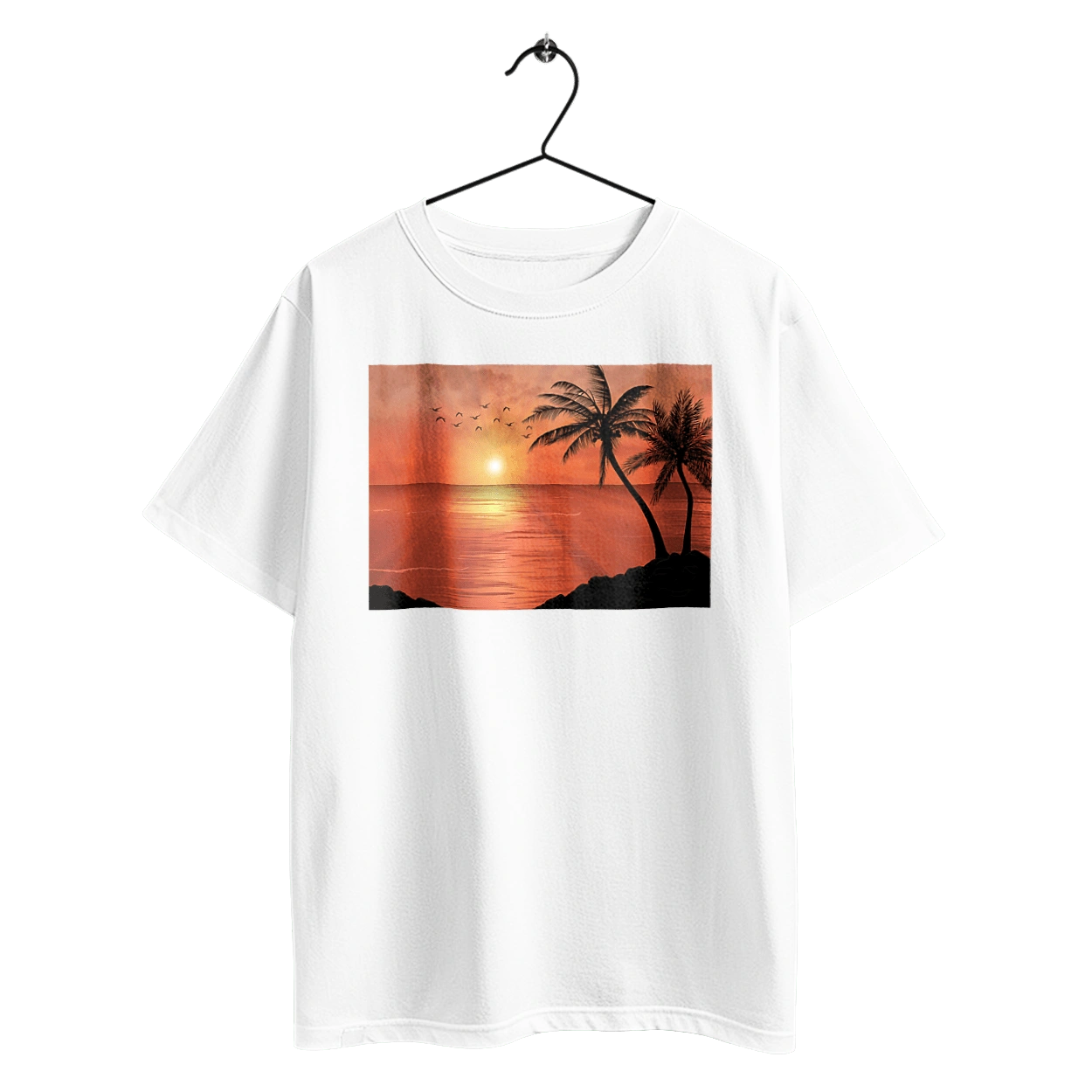 Закат Пальмы Море