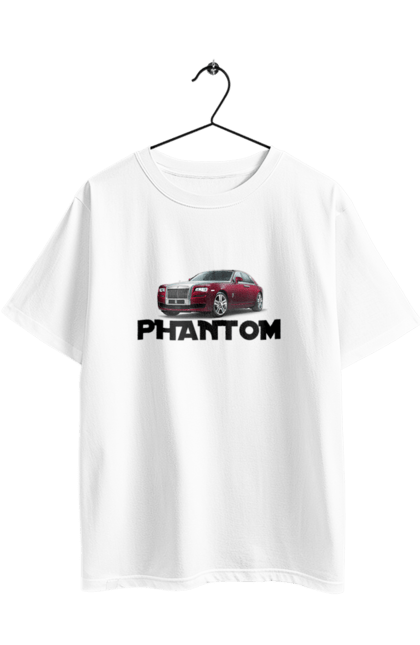 Футболка оверсайз з принтом "Ролс ройс". Авто, автомобіль, люкс клас, ролс ройс, седан, фантом. 2070702
