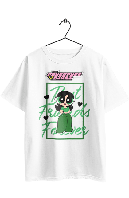 Футболка оверсайз з принтом "Круті дівчата Пелюсточка". Buttercup, cartoon network, powerpuff girls, круті дівчата, мультсеріал, пелюсточка, суперкрихітки. 2070702