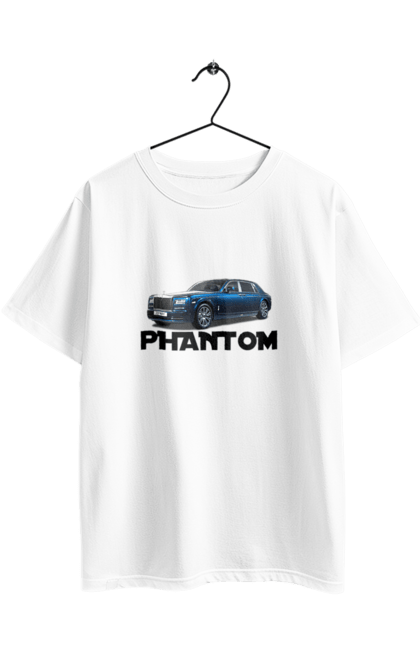 Футболка оверсайз з принтом "Ролс ройс". Авто, автомобіль, люкс клас, ролс ройс, седан, фантом. 2070702