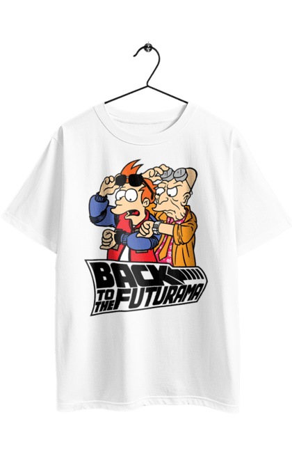 Футболка оверсайз з принтом "Футурама". Fry, futurama, hubert farnsworth, г юберт фарнсворт, комедія, мультсеріал, професор, сатира, фрай, футурама. 2070702