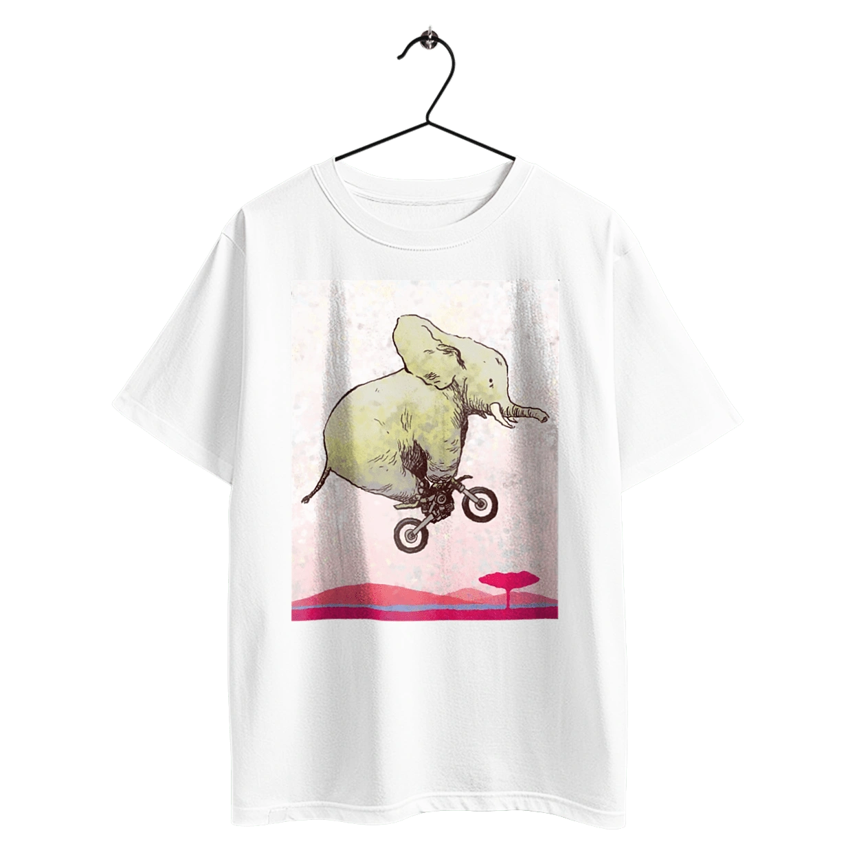 Elephant On A Motorcycle