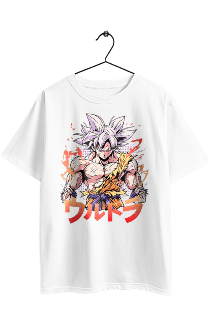 Футболка оверсайз з принтом "Перли дракона Сон Гоку". Dragon ball, manga, son goku, аніме, гоку, манга, перли дракона, сон гоку. 2070702