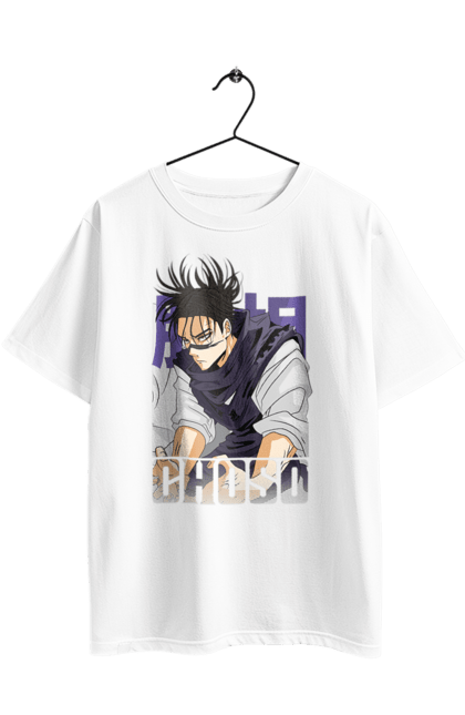 Футболка оверсайз з принтом "Магічна битва Чосо". Anime, choso, manga, аніме, манга, містика, темне фентезі, чосо. 2070702