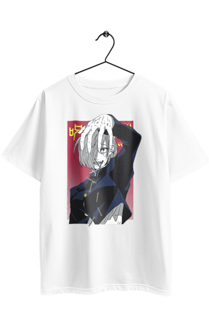 Футболка оверсайз з принтом "Магічна битва Нобара". Anime, jujutsu kaisen, manga, nobara, nobara kugisaki, аніме, магічна битва, манга, нобара, нобара кугісакі. 2070702