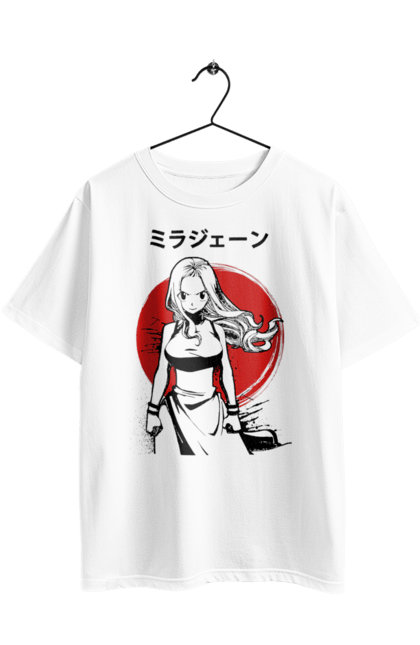 Футболка оверсайз з принтом "Fairy Tail Міраджейн Штраус". Fairy tail, mirajane strauss, аніме, гільдія, маг, манга, міраджейн штраус, хвіст феї. 2070702