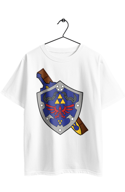 Футболка оверсайз з принтом "The Legend of Zelda". Legend of zelda, nintendo, zelda, аркада, бойовик, відеогра, гра, квест, пригоди, шіґеру міямото. 2070702