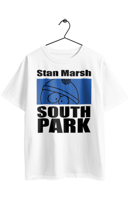 Oversized t-shirt with prints South Park Stan Marsh. Cartoon series, south park, stan, stan marsh. 2070702