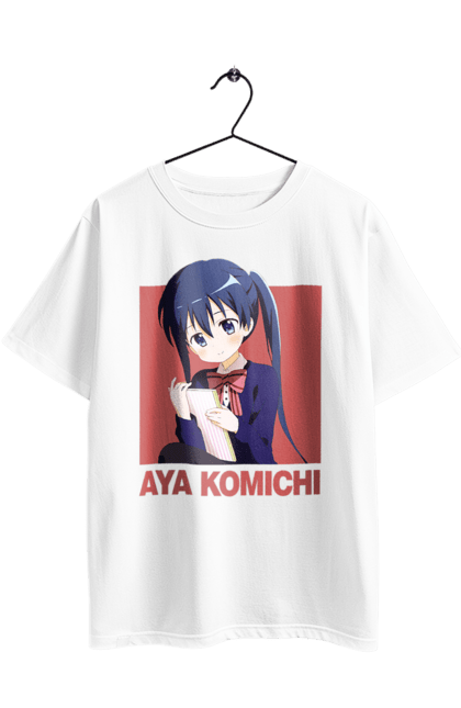 Oversized t-shirt with prints Kiniro Mosaic Aya Komichi. Anime, aya komichi, gold mosaic, kiniro mosaic, kinmoza, manga. 2070702