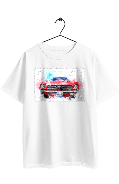 Футболка оверсайз з принтом "Автомобіль мустанг". Автомобіль мустанг, донати, допомога, дорога, колесо, конь, машина, мустанг, пейпел, україна. 2070702