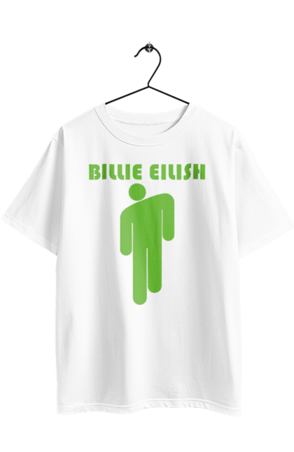 Футболка оверсайз з принтом "Billie Eilish". Активістка, біллі айліш, мизукант, права, співачка, тварини. 2070702