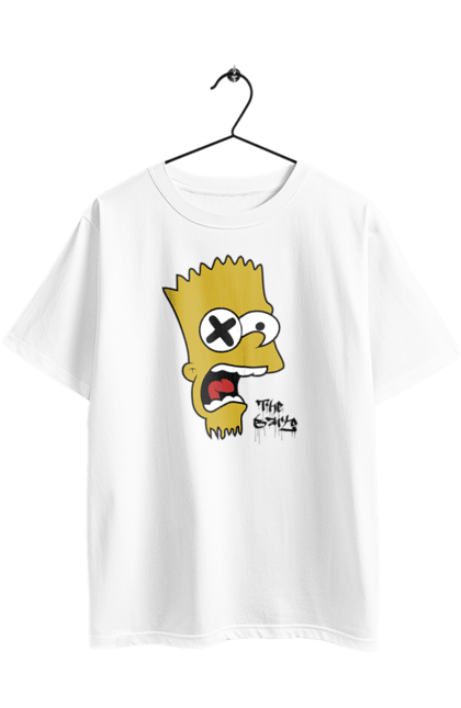 Футболка оверсайз з принтом "Барт Сімпсон". Bart, барт, мультфільм, серіал, сімпсон. 2070702