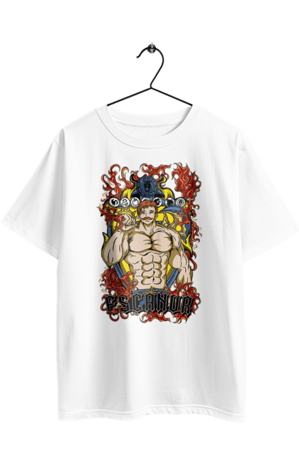 Футболка оверсайз з принтом "Сім Смертних Гріхів Есканор". Escanor, seven deadly sins, аніме, есканор, комедія, манга, пригоди, сім смертних гріхів, фентезі. 2070702