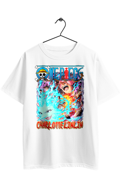Футболка оверсайз з принтом "Ван Піс Шарлота". Charlotte, charlotte linlin, one piece, аніме, ван пис, ван піс, манга, шарлота, шарлота лінлін. 2070702
