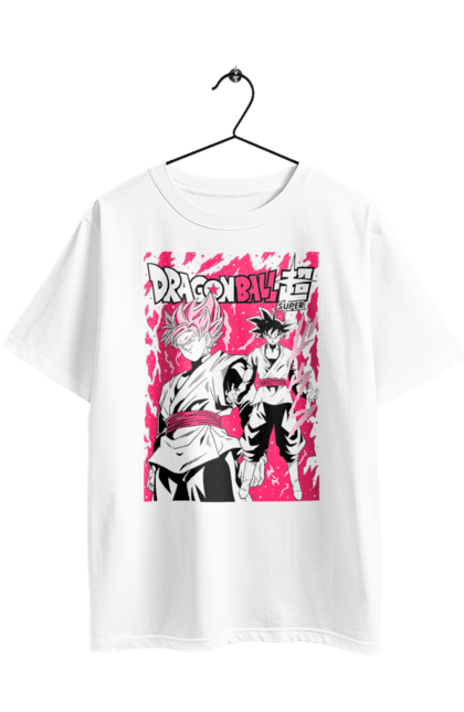 Футболка оверсайз з принтом "Перли дракона". Anime, dragon ball, goku, manga, vegeta, аніме, вегета, гоку, манга, перли дракона. 2070702