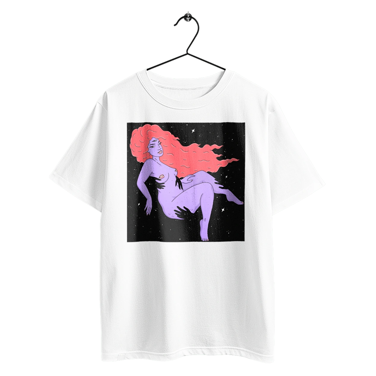 Purple Girl In Black Dire