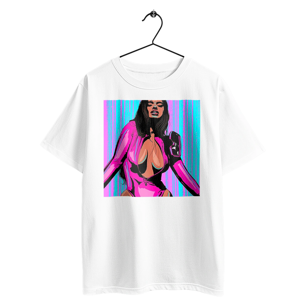 Girl With Deep Neckline