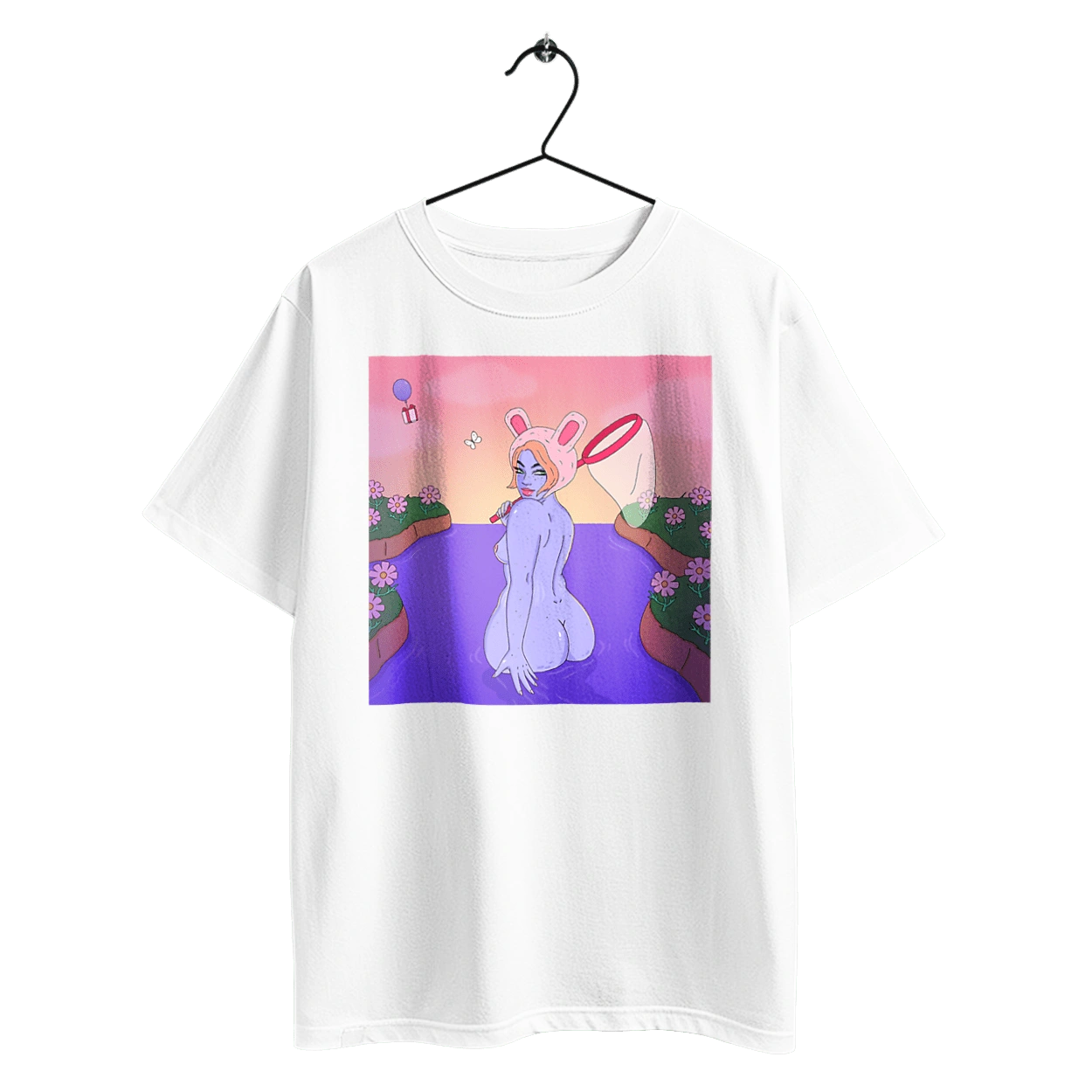 Purple Girl On The Hunt