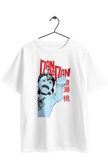 Футболка оверсайз з принтом "Дандадан Момо Аясе". Dandadan, momo ayase, okarun, аніме, аясе, дандадан, манга, момо, момо аясе. 2070702
